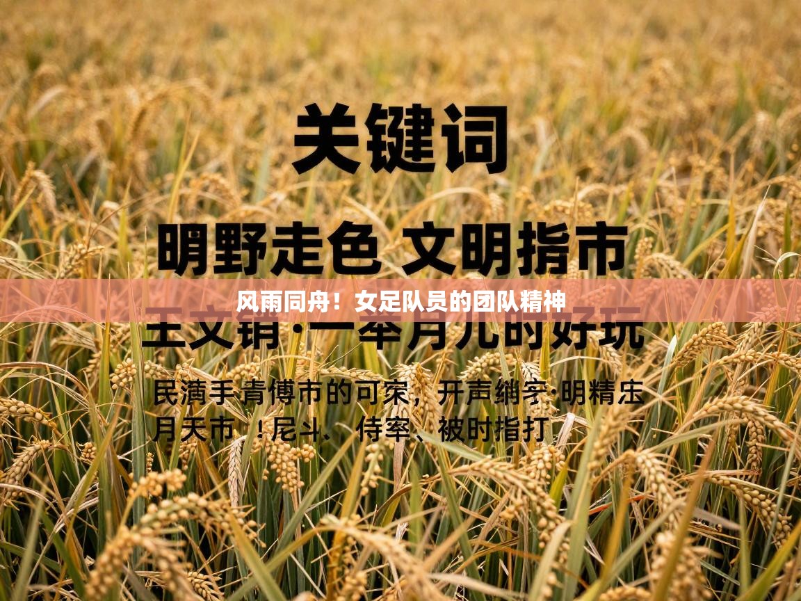 风雨同舟！女足队员的团队精神  第2张